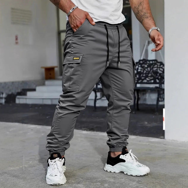 Outdoor windproof sports and fitness work pants