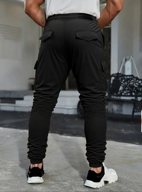 Outdoor windproof sports and fitness work pants