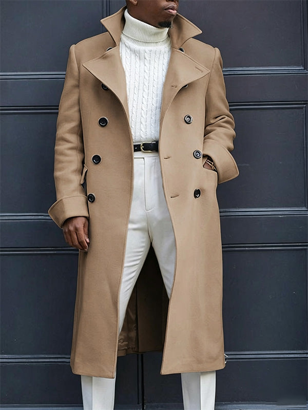 Men’s Button Front Trench Coat