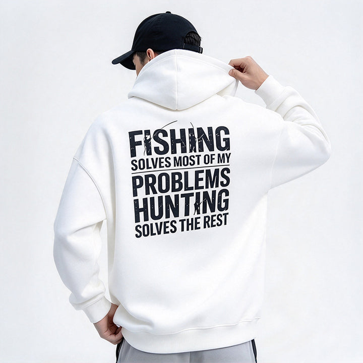 Fishing Hunting Graphic Hoodie