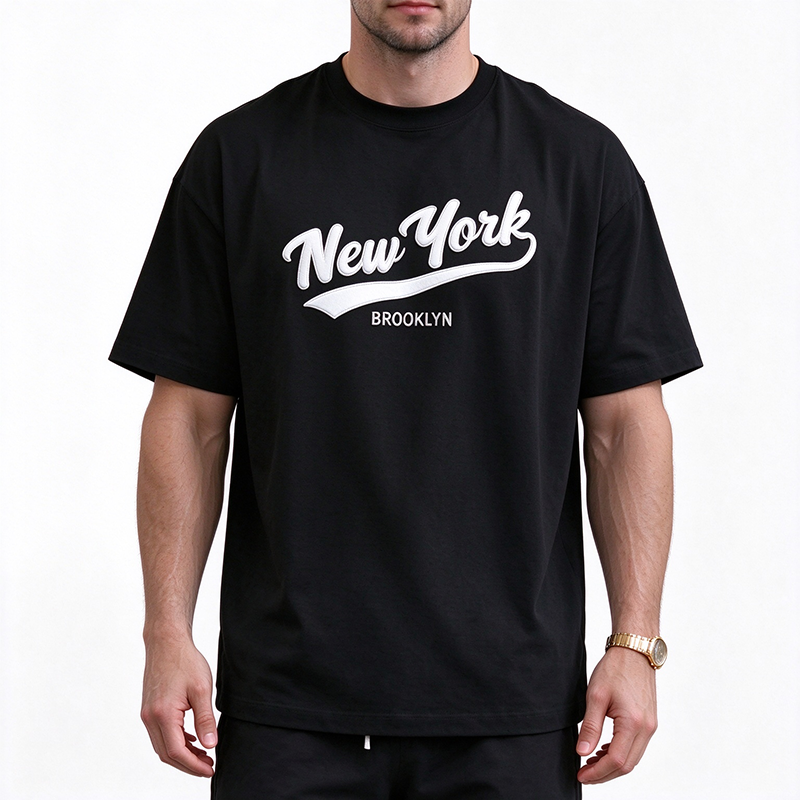 Mens Oversized Short Sleeve Print Tee