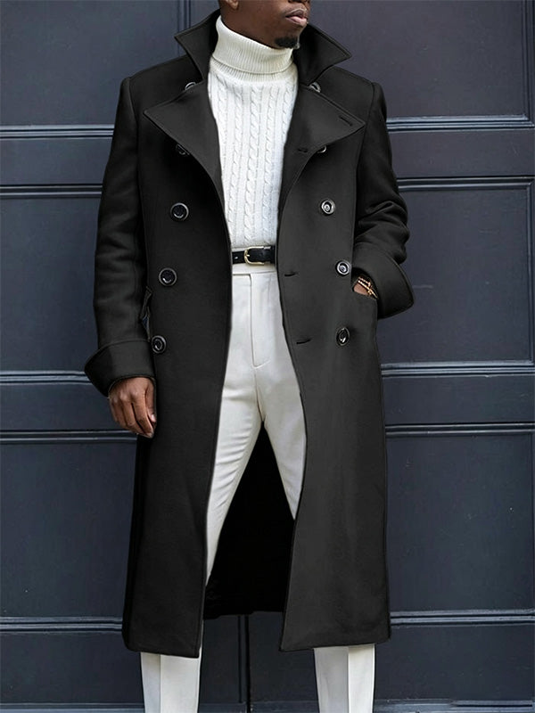 Men’s Button Front Trench Coat
