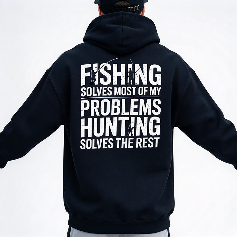 Fishing Hunting Graphic Hoodie