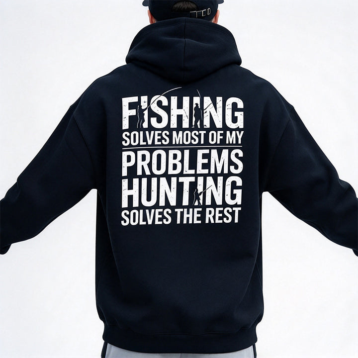 Fishing Hunting Graphic Hoodie