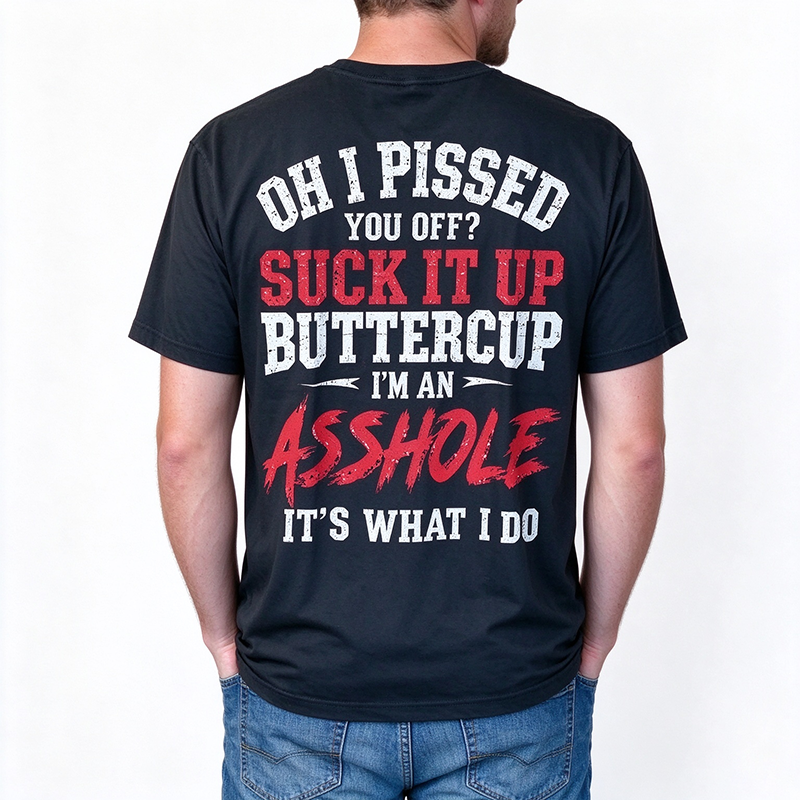 Funny Quote Graphic Casual Tee
