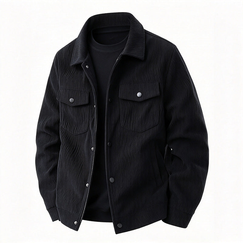 Corduroy Button Shirt Jacket