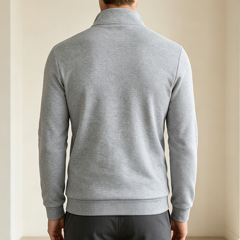 Men Half-Zip Fleece Sweatshirt