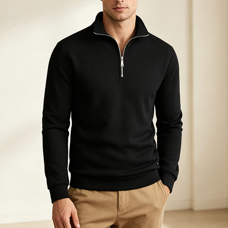 Men Half-Zip Fleece Sweatshirt