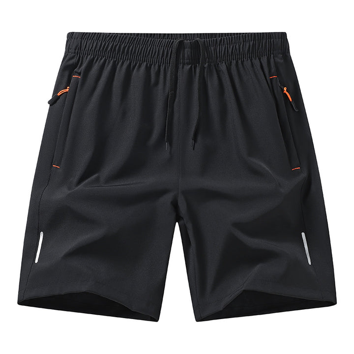 Men’s Ice Silk Running Shorts Lightweight Breathable Loose Fit Casual Beach Shorts