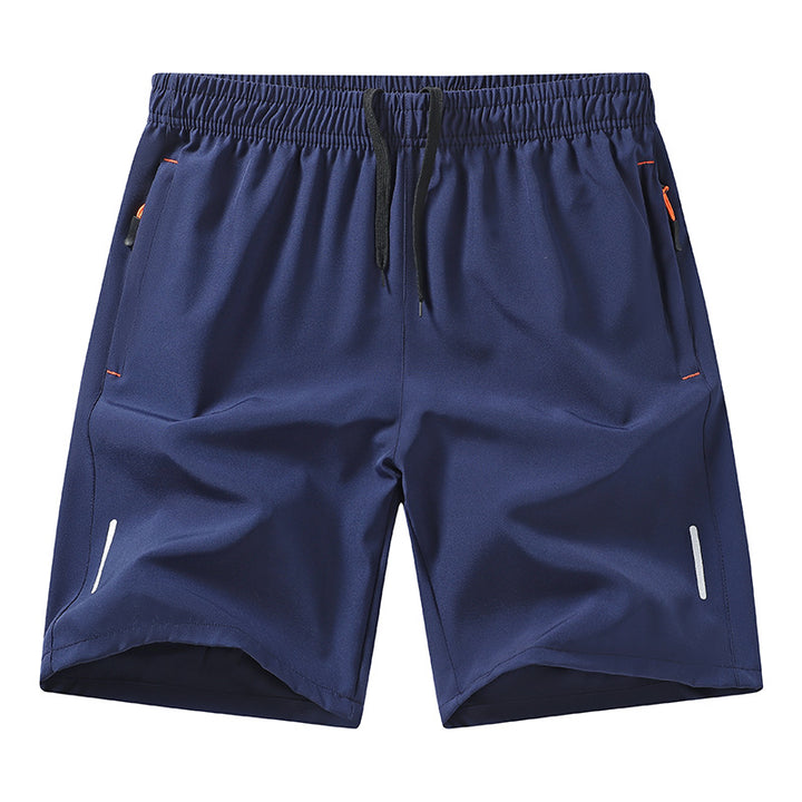 Men’s Ice Silk Running Shorts Lightweight Breathable Loose Fit Casual Beach Shorts