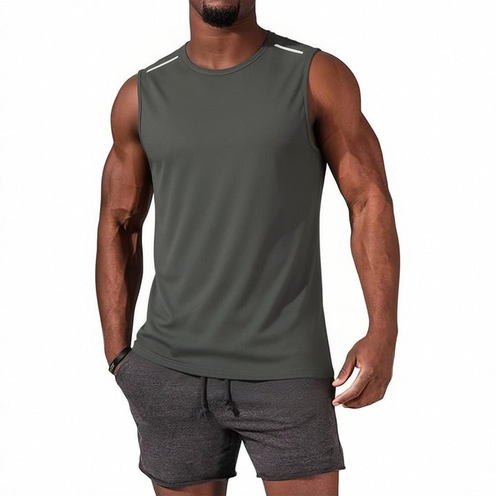 Men Casual Sleeveless Workout Tank Top, Soft Quick Dry Moisture Wicking Athletic Gym Muscle Vest