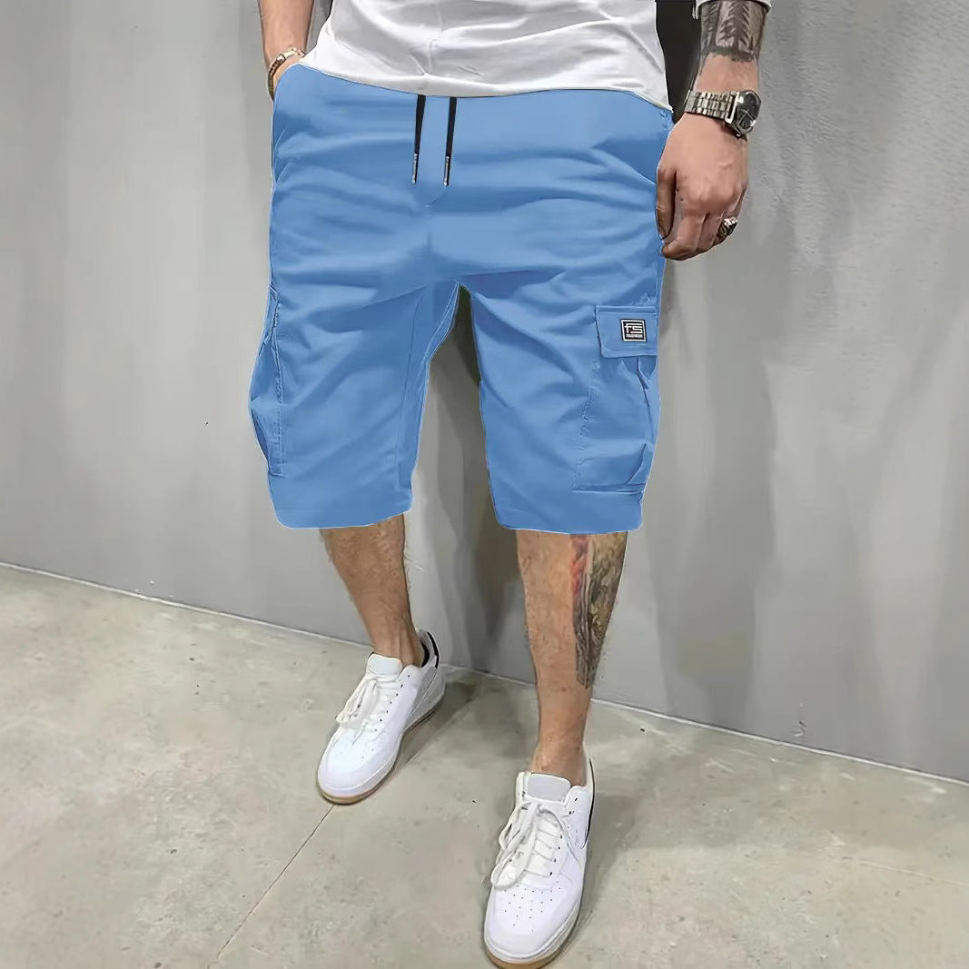 Men’s Cargo Shorts Loose Fit Multi Pocket Summer Casual Streetwear Shorts