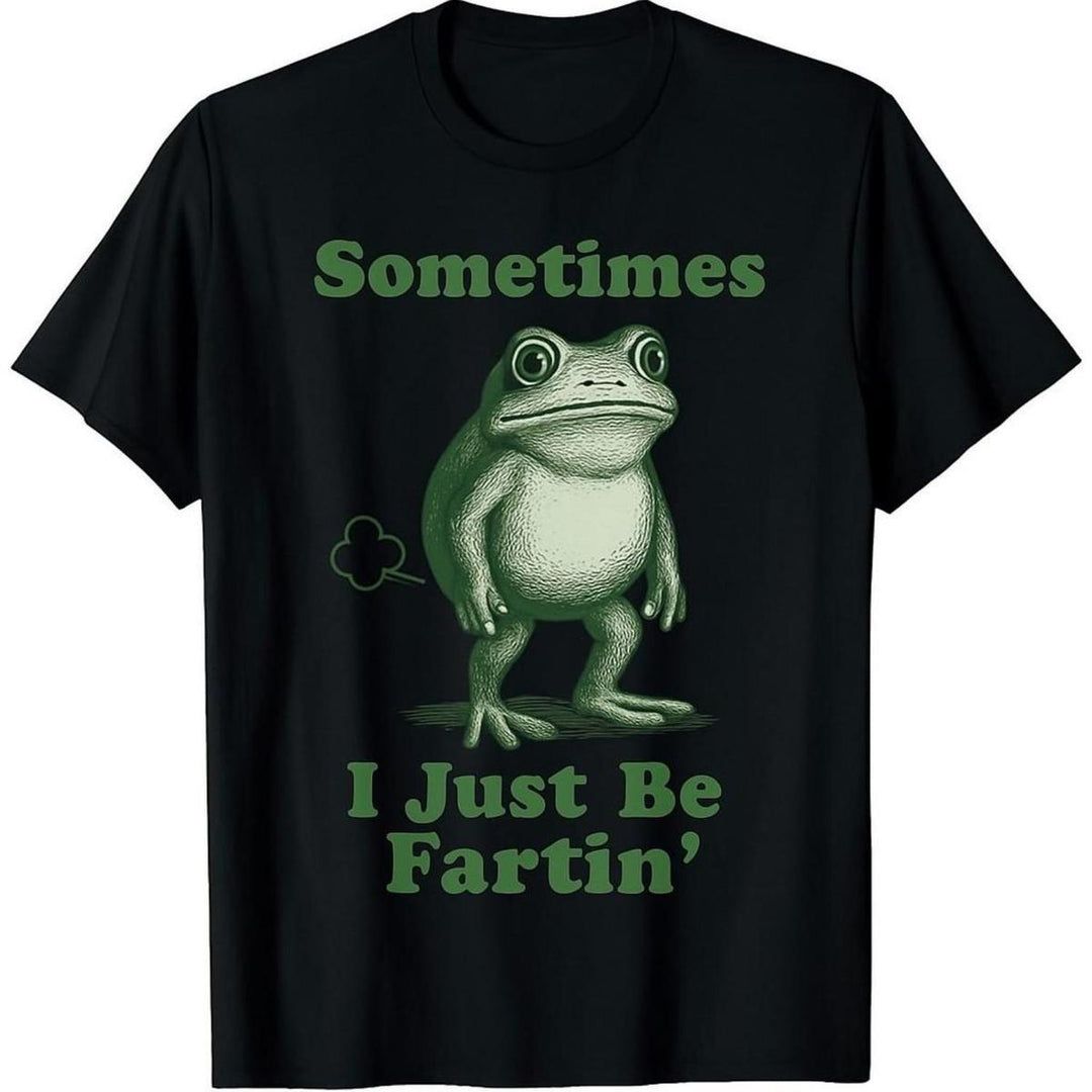 Cartoon Frog Print Men&