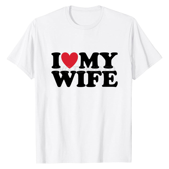 Couple Matching "I Love My Wife / I Love My Husband"