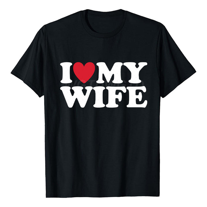 Couple Matching "I Love My Wife / I Love My Husband"