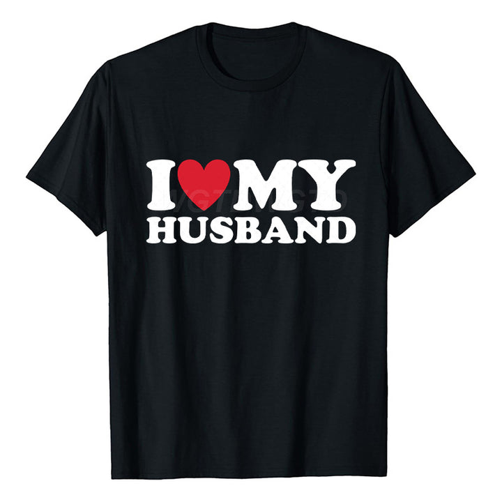 Couple Matching "I Love My Wife / I Love My Husband"