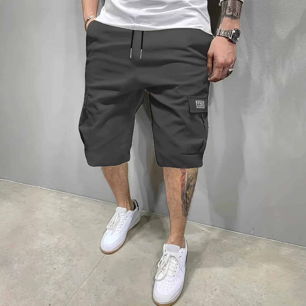 Men’s Cargo Shorts Loose Fit Multi Pocket Summer Casual Streetwear Shorts