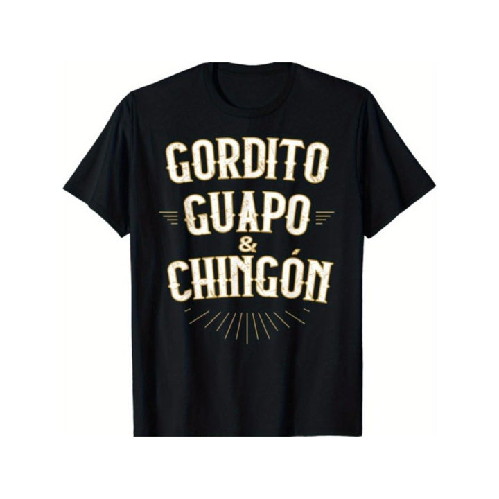 Men Graphic T-Shirt Spanish Quote Funny Casual Short Sleeve Cotton Tee