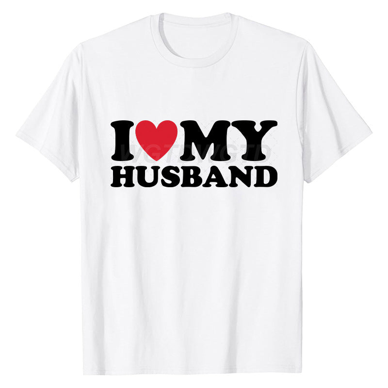 Couple Matching "I Love My Wife / I Love My Husband"