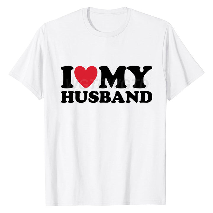 Couple Matching "I Love My Wife / I Love My Husband"