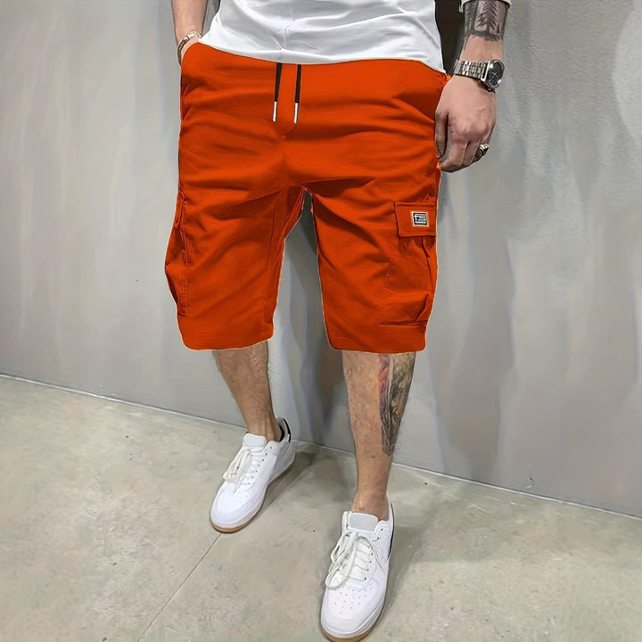 Men’s Cargo Shorts Loose Fit Multi Pocket Summer Casual Streetwear Shorts