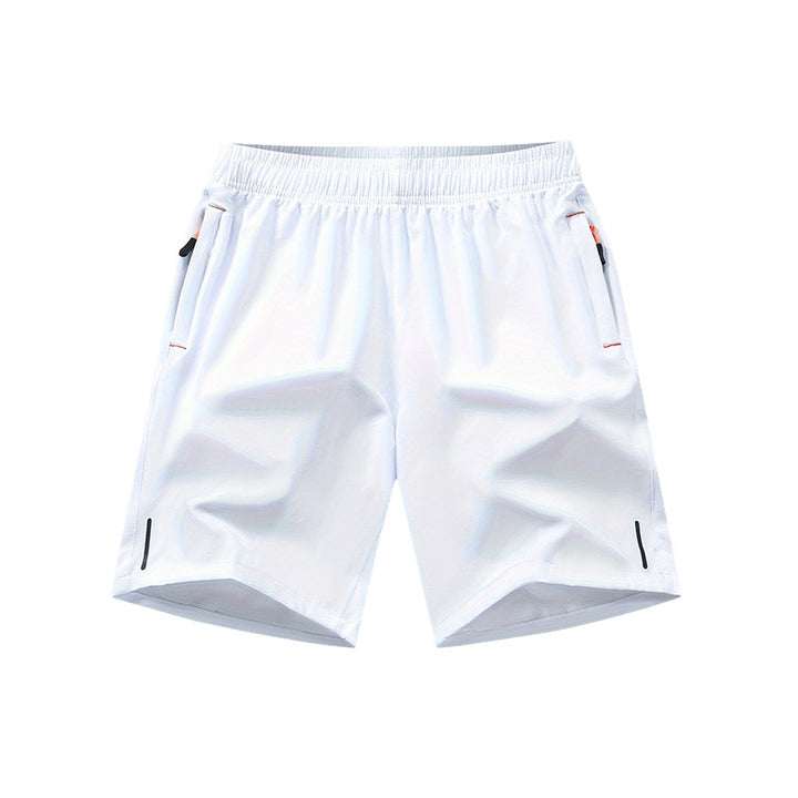Men’s Ice Silk Running Shorts Lightweight Breathable Loose Fit Casual Beach Shorts