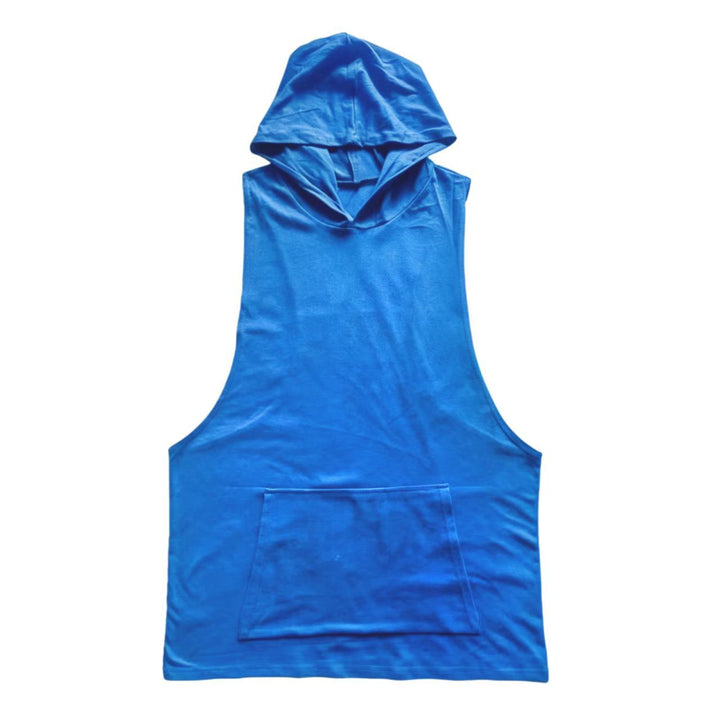 Casual Loose Hood Muscle Workout Tank Top