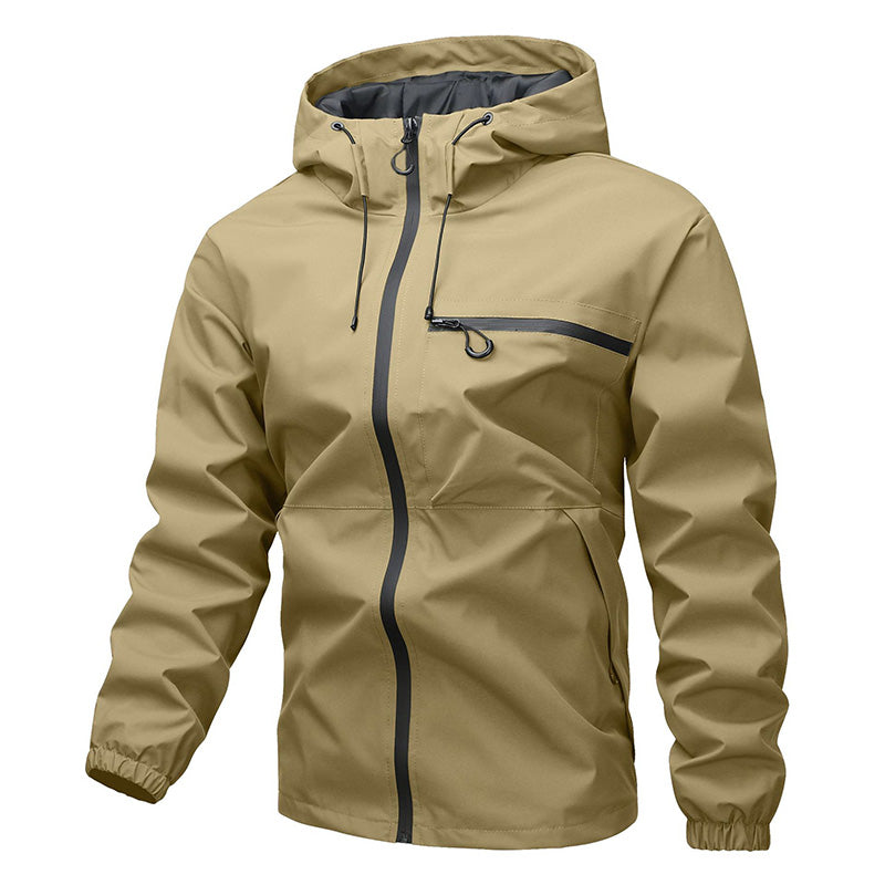 Outdoor Waterproof Zippered Jacket