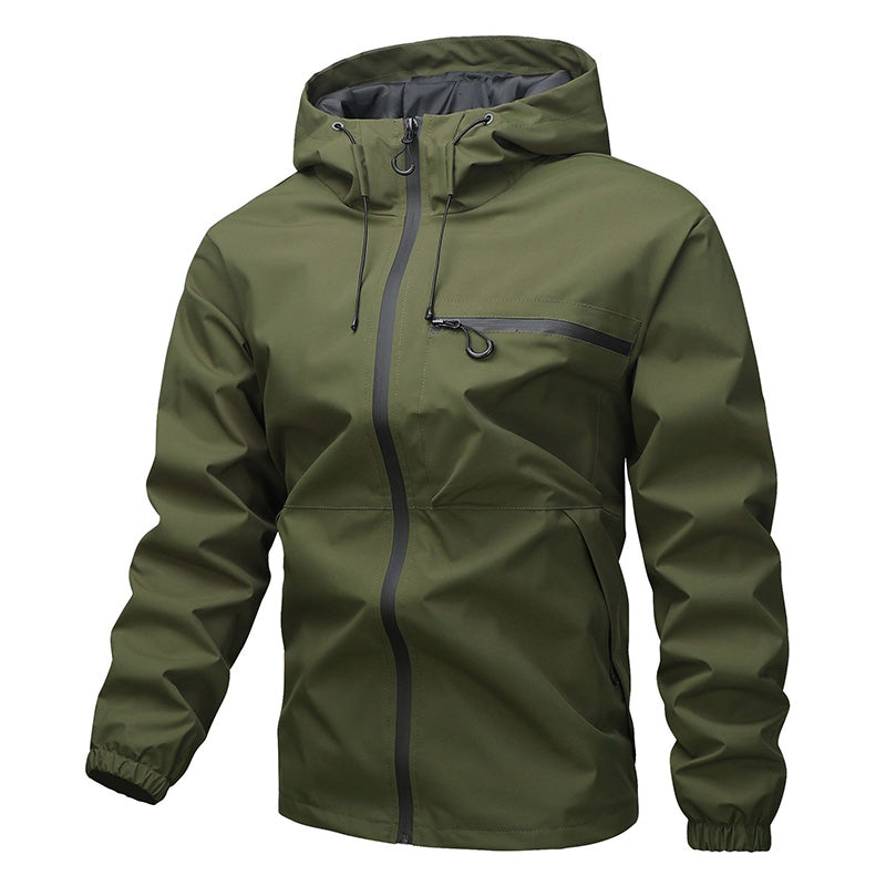Outdoor Waterproof Zippered Jacket