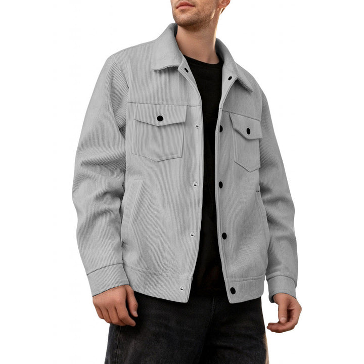 Corduroy Button Shirt Jacket