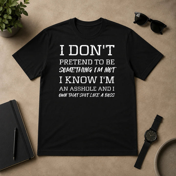 Humorous slogan men&