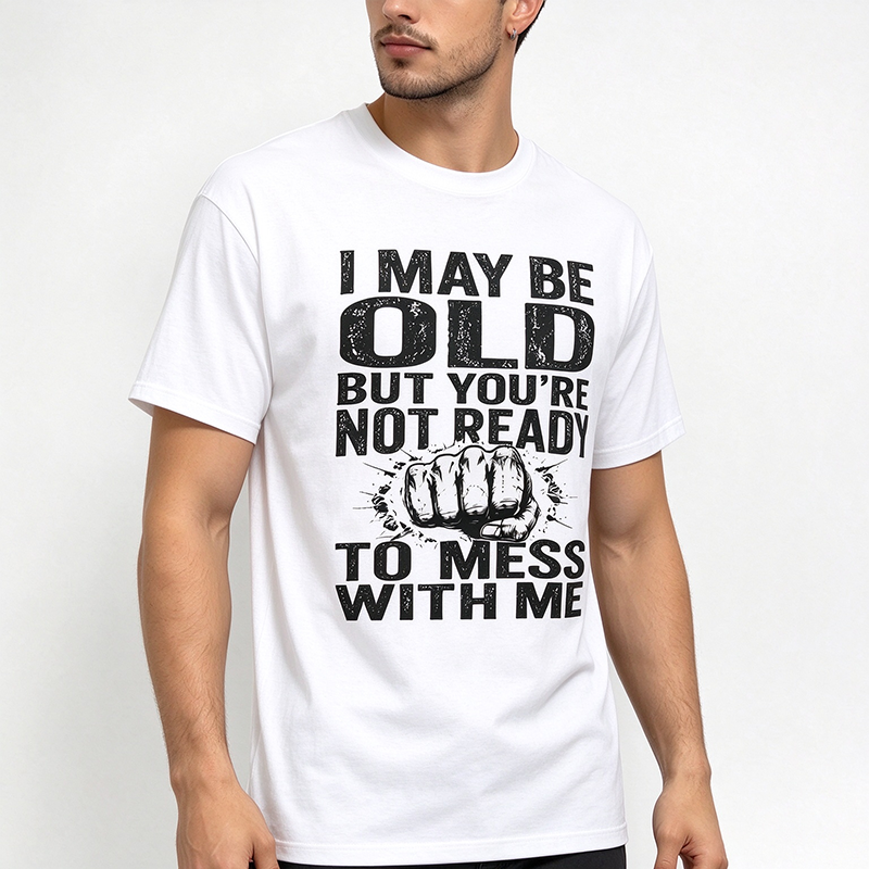Vintage Fist Graphic Mens T Shirt