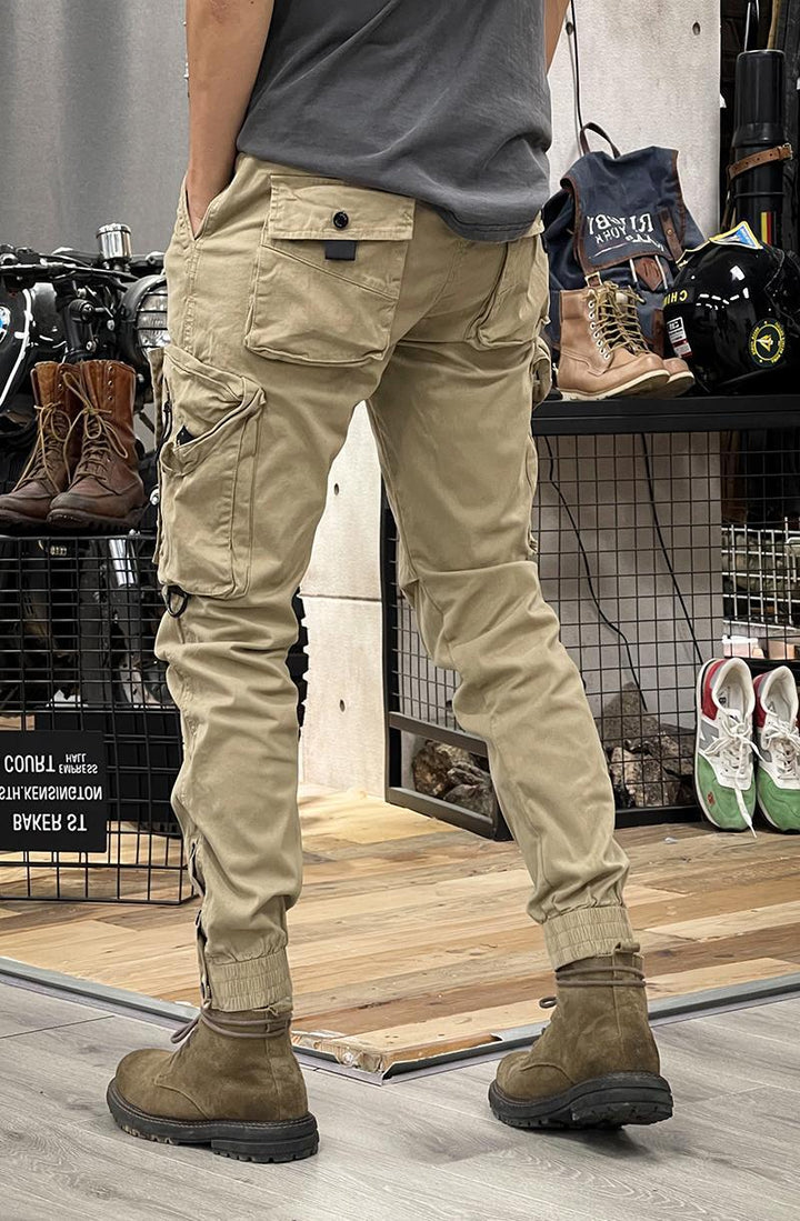 Outdoor Straight-Leg Functional Tactical Jogger Work Pants