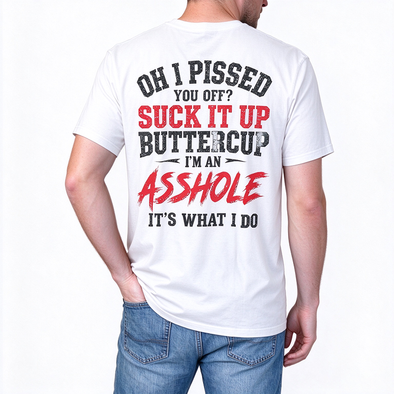 Funny Quote Graphic Casual Tee