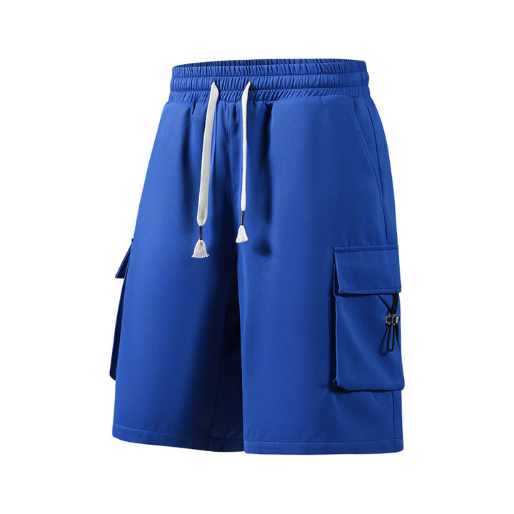 Casual trousers, summer straight leg, versatile five-point pants