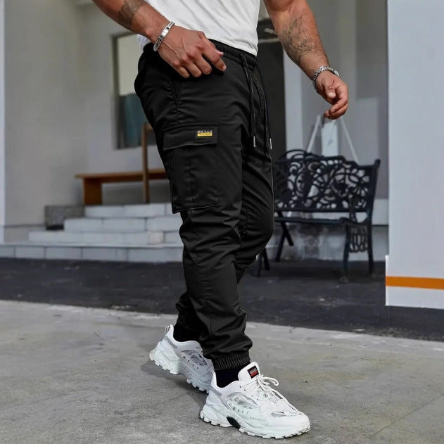Outdoor windproof sports and fitness work pants