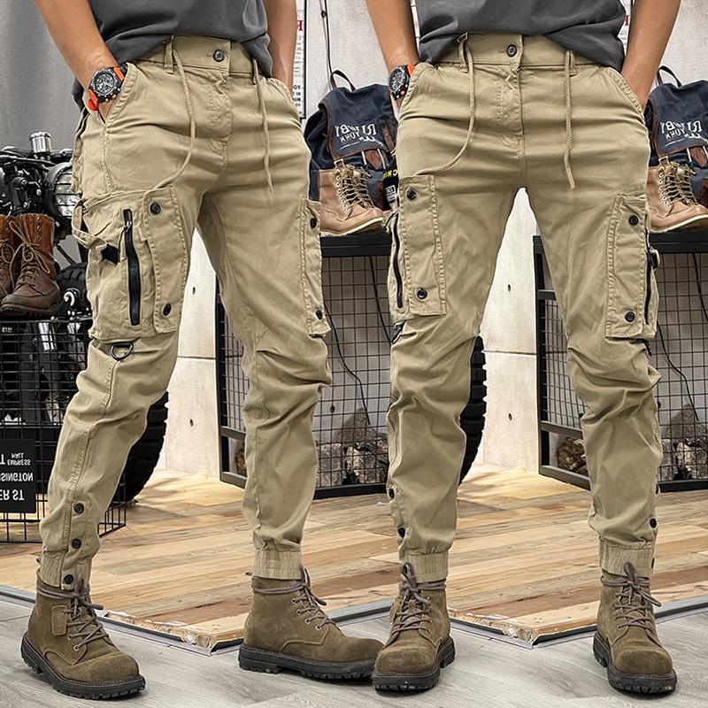 Outdoor Straight-Leg Functional Tactical Jogger Work Pants