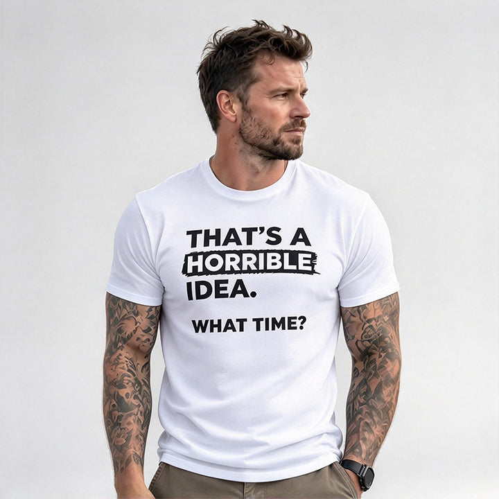 Vintage Humor Quote Printed Tshirt