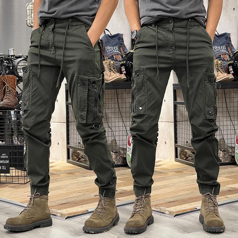 Outdoor Straight-Leg Functional Tactical Jogger Work Pants