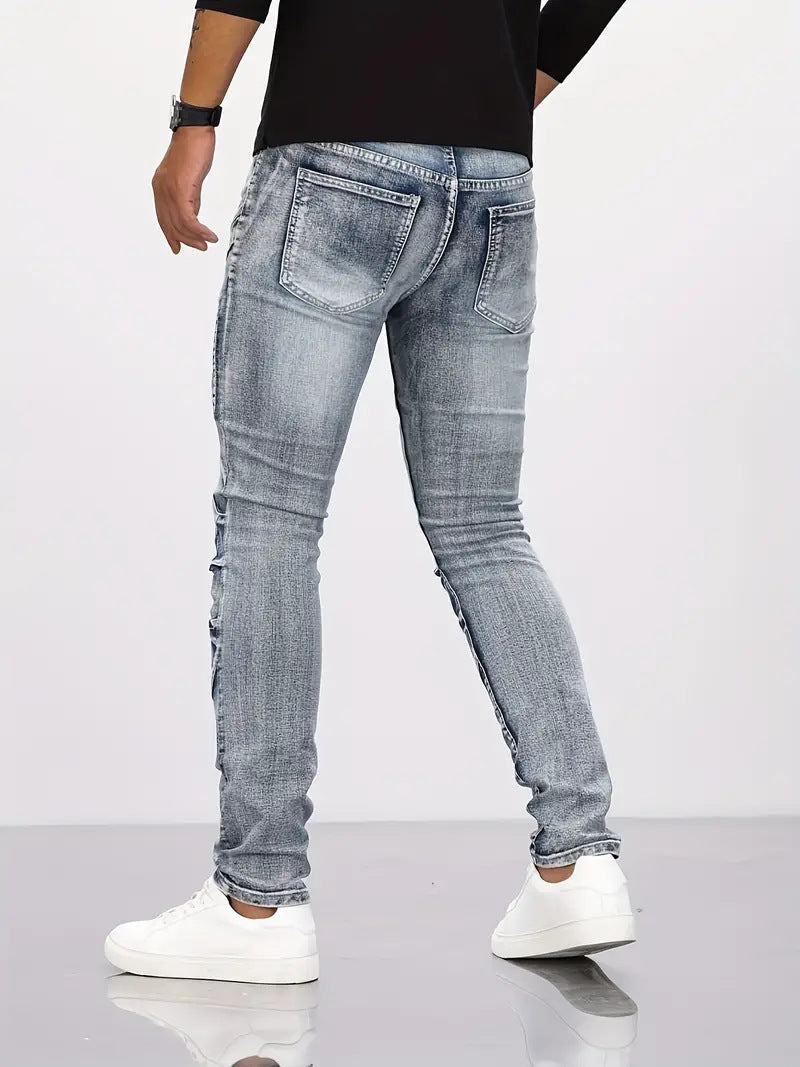 Stretch cycling shorts, rip-resistant motorcycle jeans