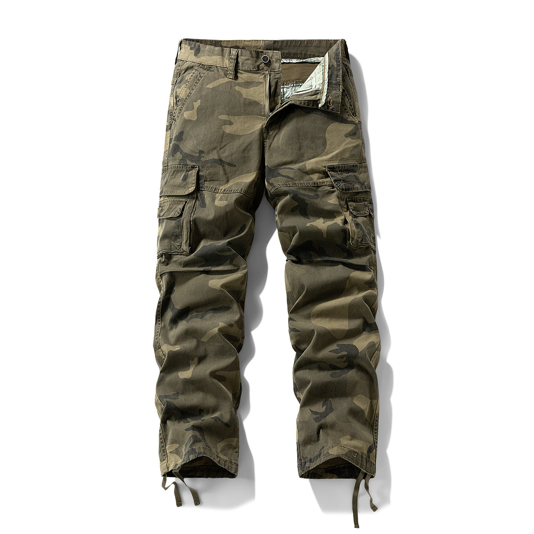 Retro camouflage casual loose-fitting long pants sports outdoor pants