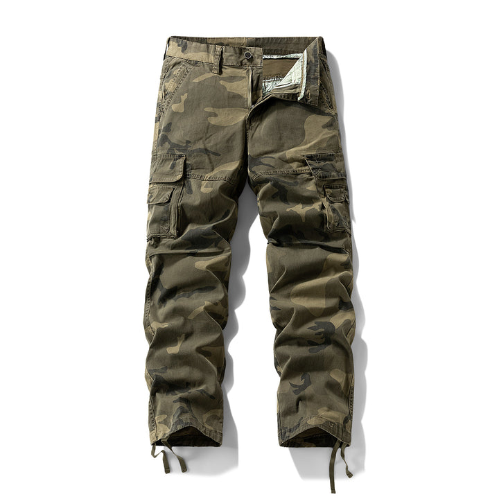 Retro camouflage casual loose-fitting long pants sports outdoor pants
