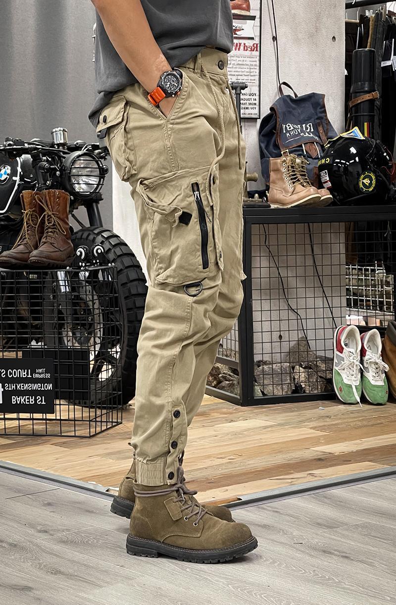Outdoor Straight-Leg Functional Tactical Jogger Work Pants