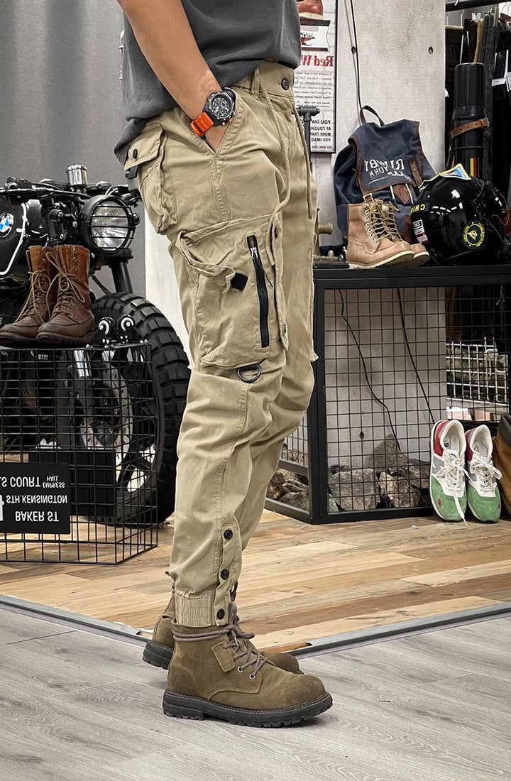 Outdoor Straight-Leg Functional Tactical Jogger Work Pants