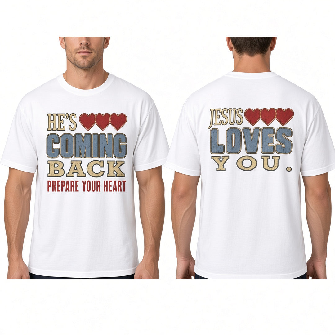 Heart Text Graphic Casual Tee