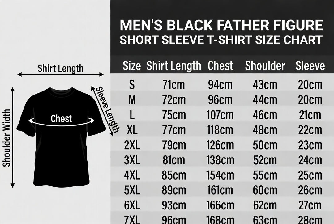 Retro distressed "beer belly" father image printed short-sleeved T-shirt